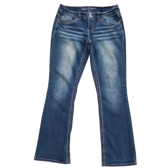 Ariya Jeans Women's Valetta‎ Stretch Bootcut Jeans Size 9/10 Short - Picture 2 of 12